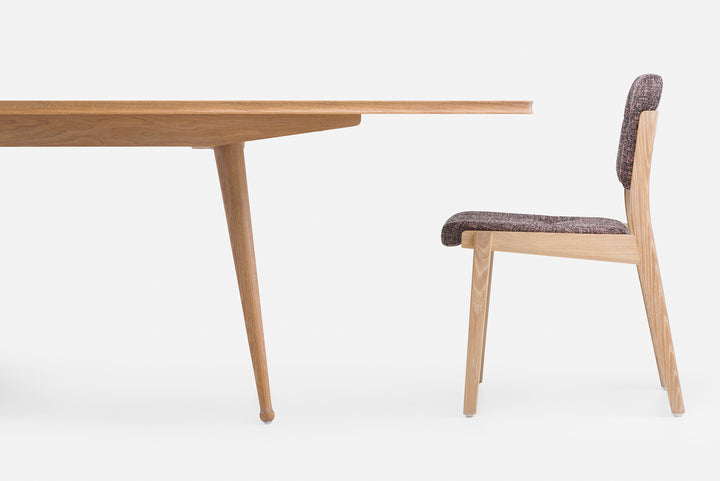 WHITE OILED OAK & ASH (MODEL: L + CAPO CHAIR IN WHITE OILED OAK AND SONAR 3 684)