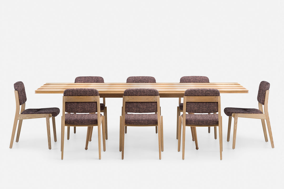 WHITE OILED OAK & ASH (MODEL: L + CAPO CHAIR IN WHITE OILED OAK AND SONAR 3 684)