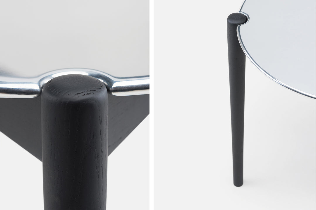 BLACK STAINED ASH & ALUMINIUM (MODEL:S)