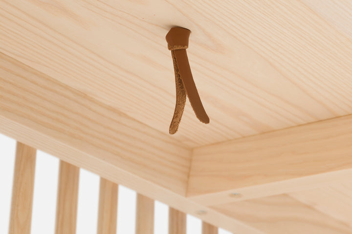 BROWN NATURAL GRAIN LEATHER (WITH BENCH)