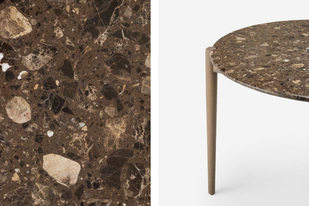 OXIDISED OAK & CASTANHO TERRAZZO