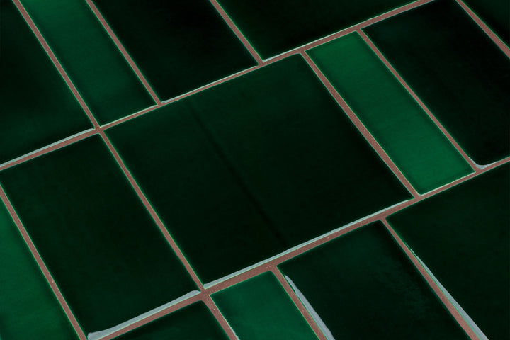 DANISH OILED WALNUT & GREEN TILE