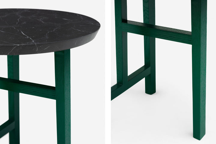 FOREST PAINTED ASH & BLACK MARQUINA MARBLE