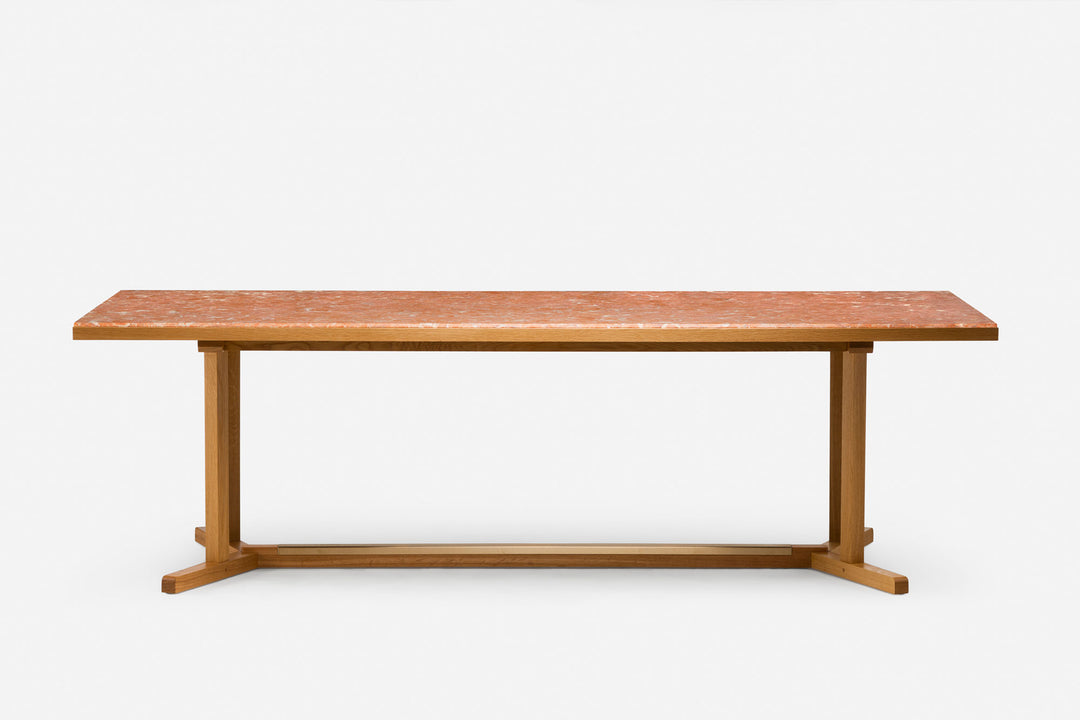 DANISH OILED OAK & ROSA NEGRAIS MARBLE