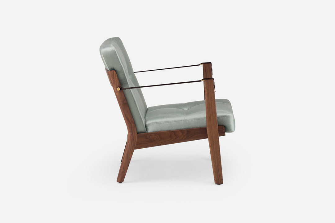 DANISH OILED WALNUT & AVALON 2 035 & BROWN LEATHER STRAPS