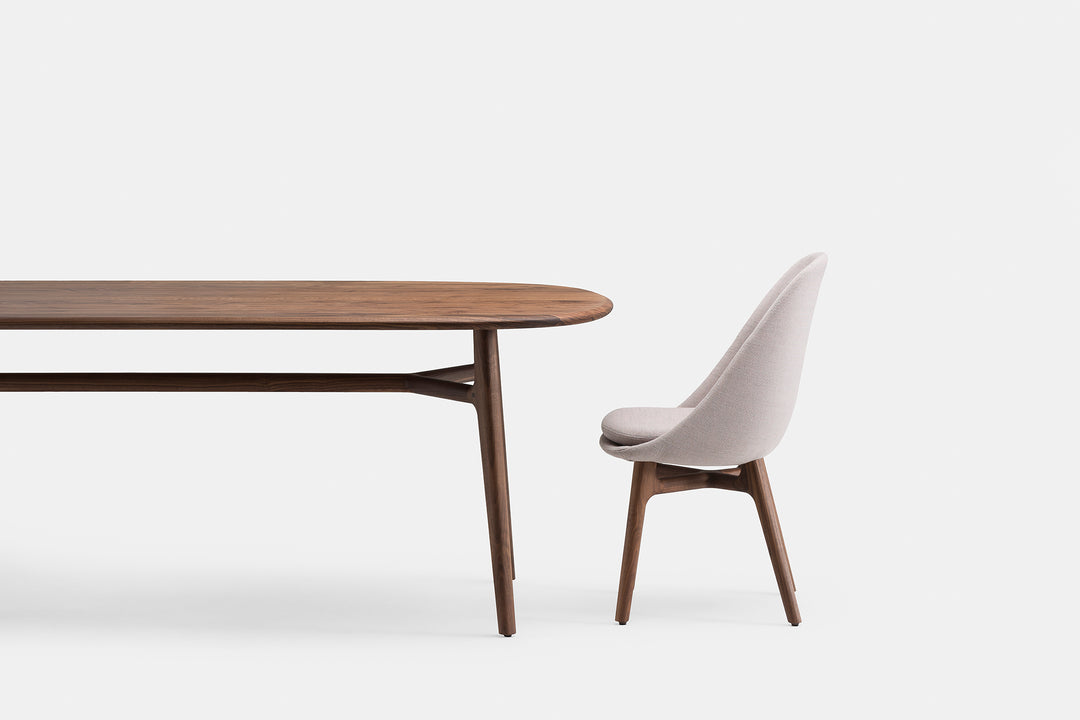 DANISH OILED WALNUT (+ SOLO CHAIR)