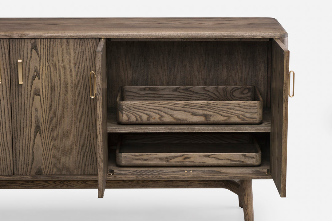 BLACK OILED ASH (+ OPTIONAL TRAYS)