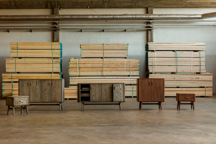 DANISH OILED WALNUT (+ SOLO 4-DOOR CABINETS AND SOLO BEDSIDE CHEST)