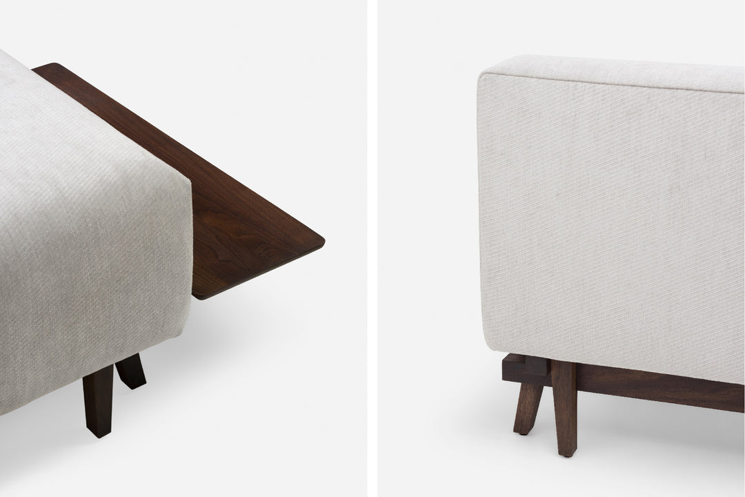 BLACK OILED WALNUT & STEP 005 (+ OPTIONAL TABLE)