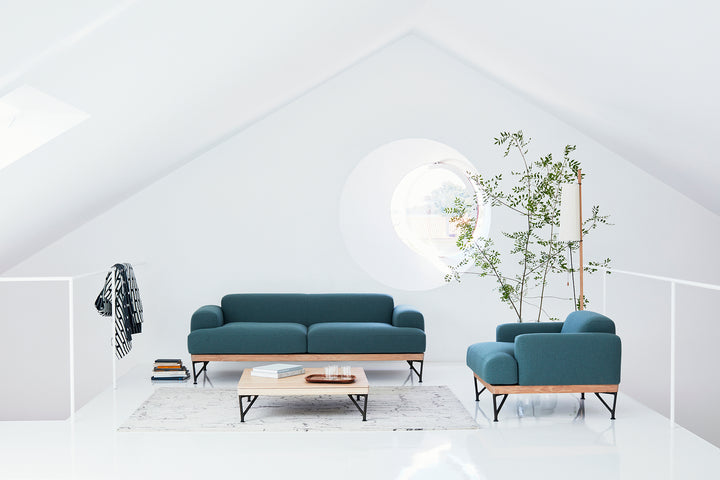 WHITE OILED OAK (+ ARMSTRONG CHAIR & SOFA)