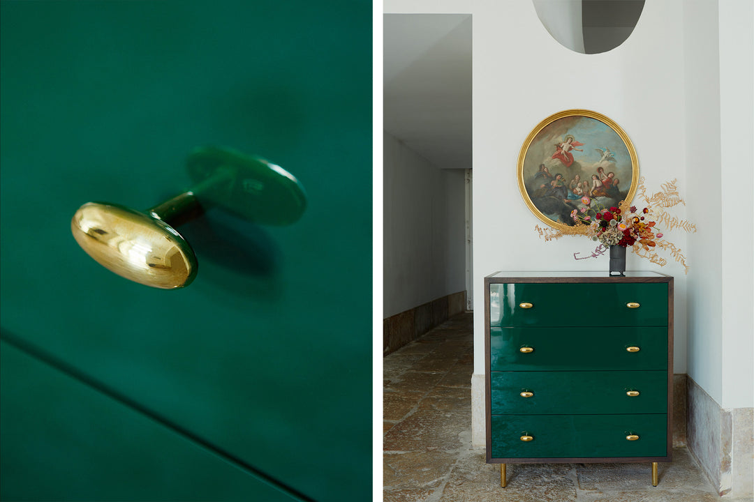 BLACK OILED WALNUT & FOREST GLOSS HDF