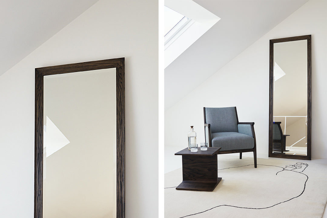 BLACK OILED ASH (+ MIRA LOUNGE CHAIR AND I-BEAM SIDE TABLE)