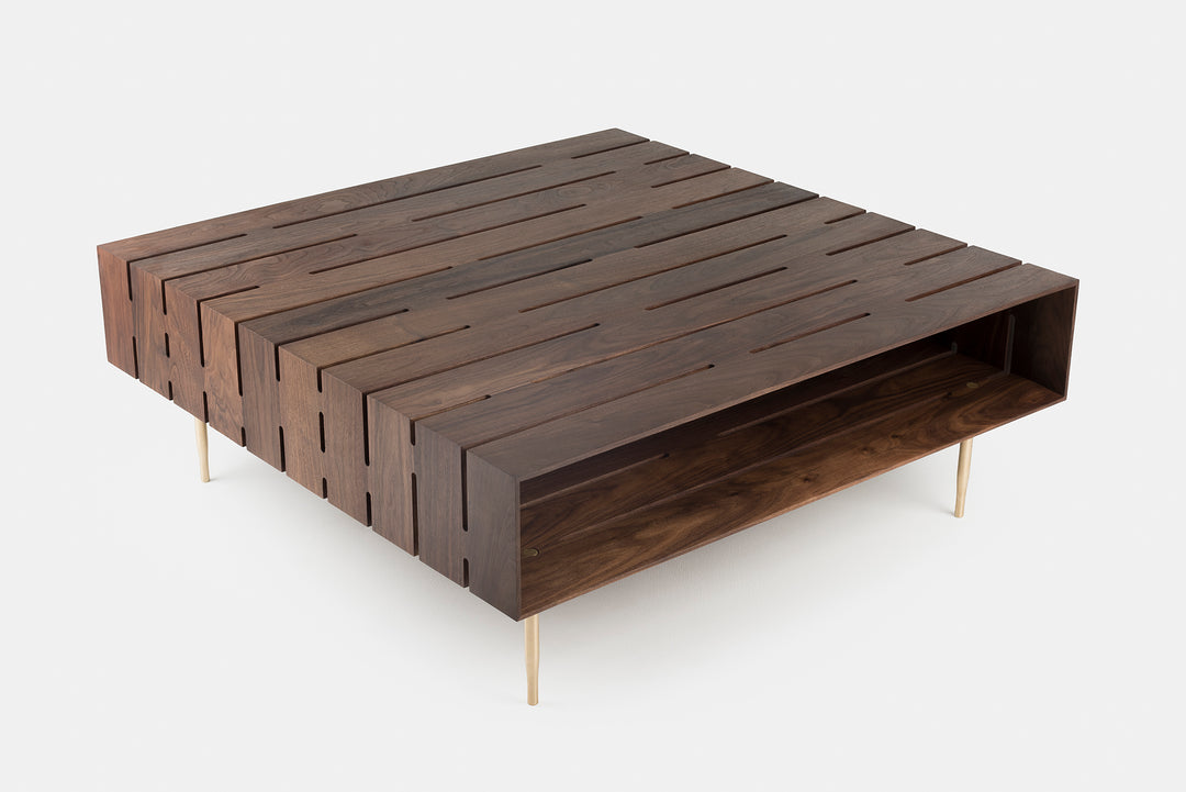 DANISH OILED WALNUT & BRASS (MODEL: 381L)