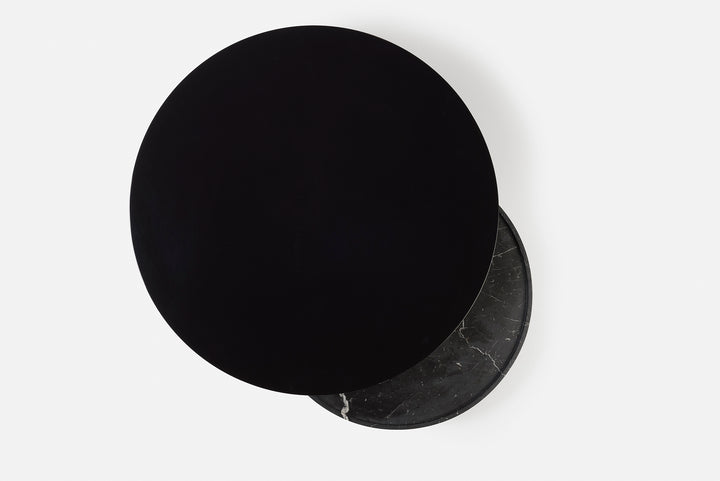 BLACK MARQUINA MARBLE & BLACK GLOSS HDF