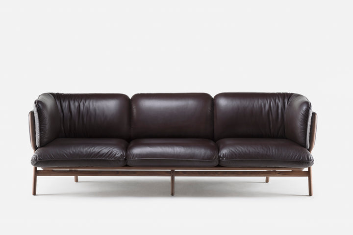 DANISH OILED WALNUT & ELMOTIQUE LEATHER (MODEL: L)