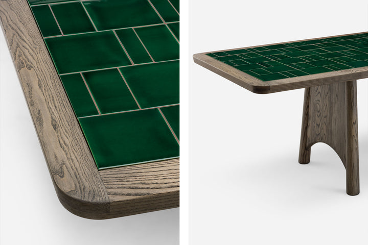 BLACK OILED ASH & GREEN TILE (MODEL: M)