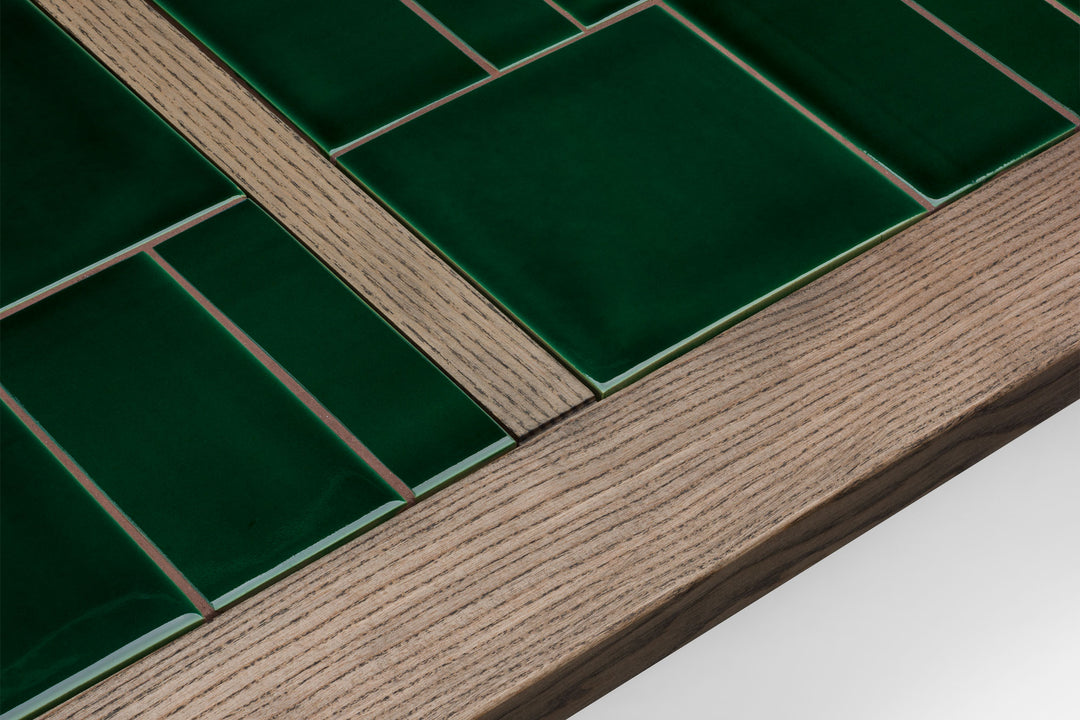 BLACK OILED ASH & GREEN TILE (MODEL: M)