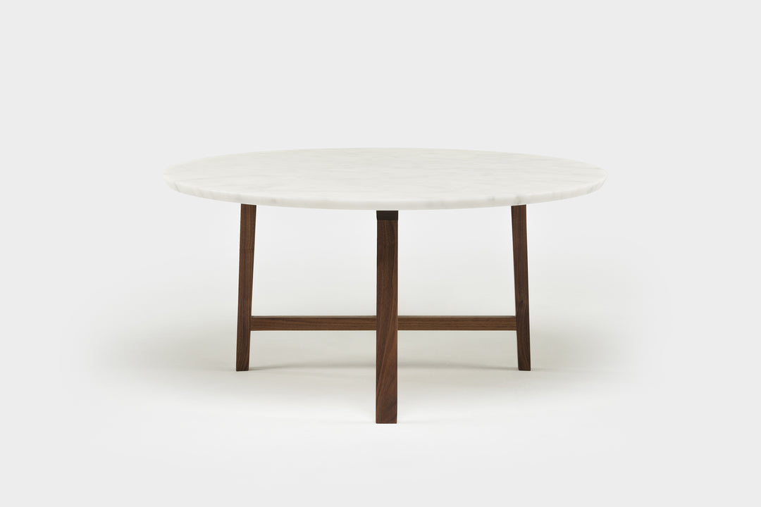 DANISH OILED WALNUT & CARRARA MARBLE