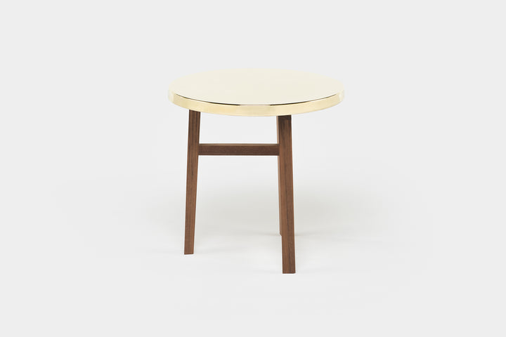 DANISH OILED WALNUT & POLISHED BRASS